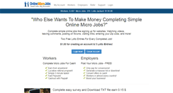 Desktop Screenshot of onlinemicrojobs.com