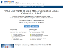 Tablet Screenshot of onlinemicrojobs.com